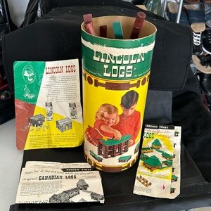 Vintage Original Lincoln Logs set